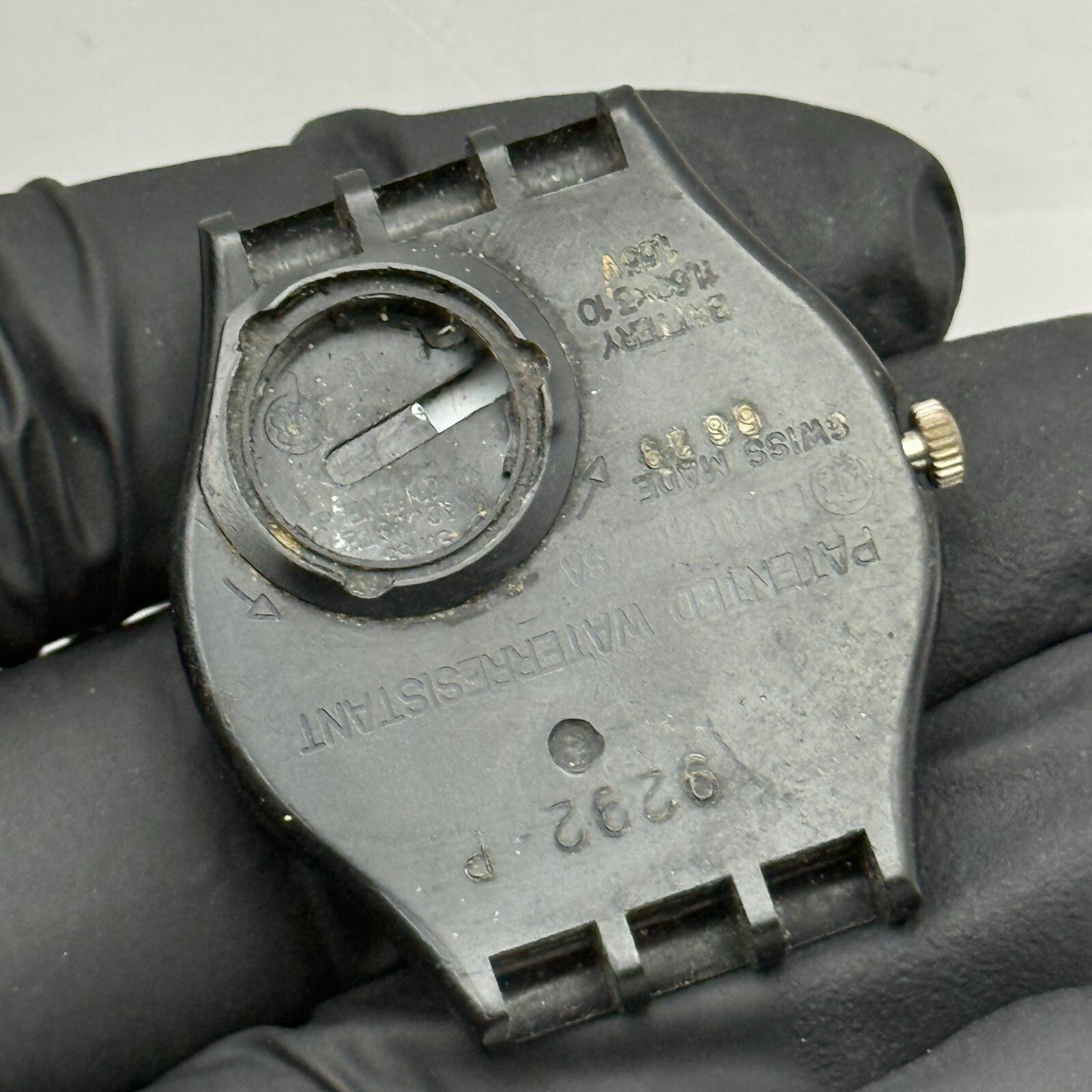 33mm Vintage 1989 Swatch GB125 Figueras Watch UNTESTED PARTS REPAIR