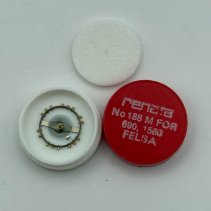 Felsa 690 1560 Inca Balance Wheel Complete And Spring 188 M Watch Movement Parts