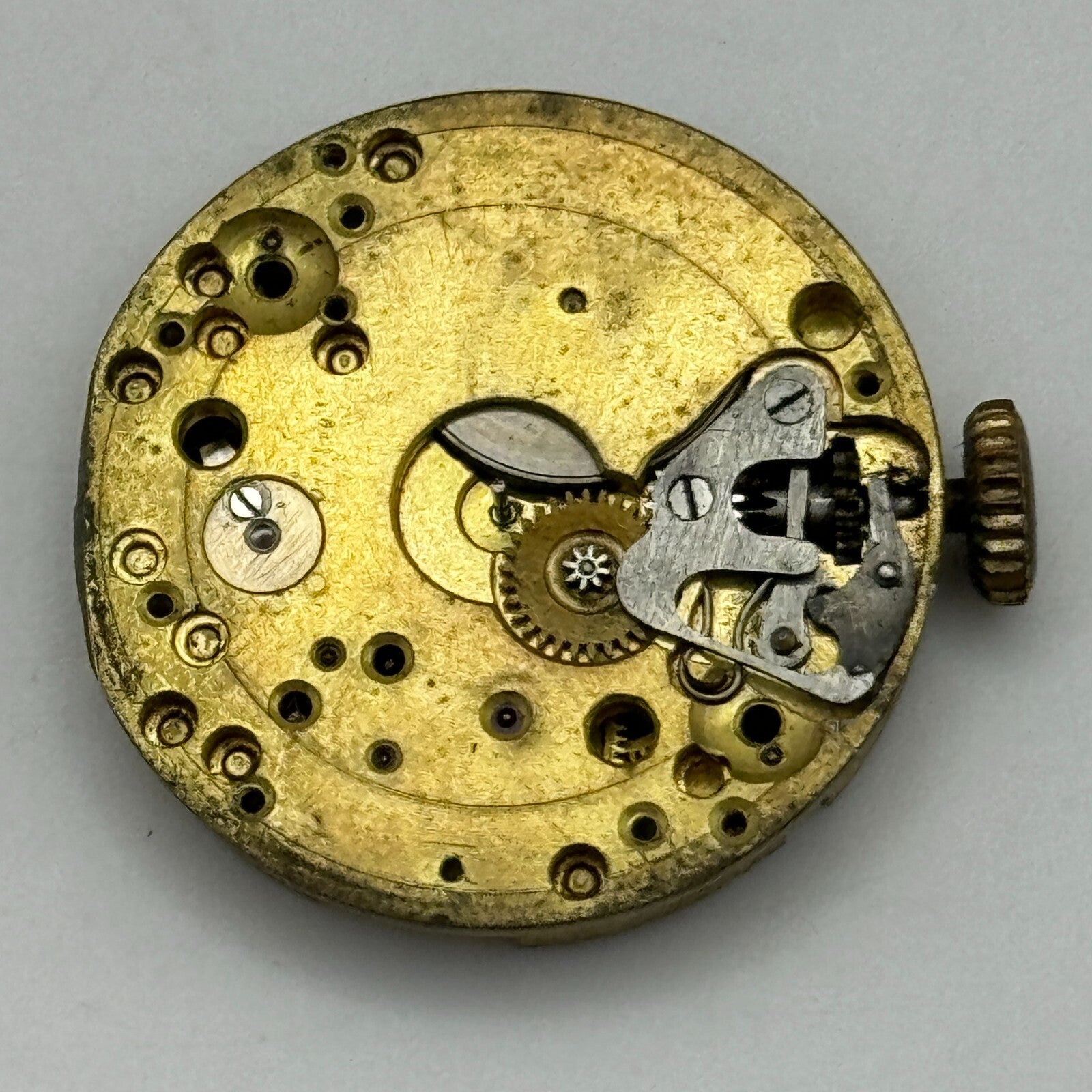 23.6mm Rare FHF Trench Watch Movement Manual Wind Swiss Vintage PARTS SPARES