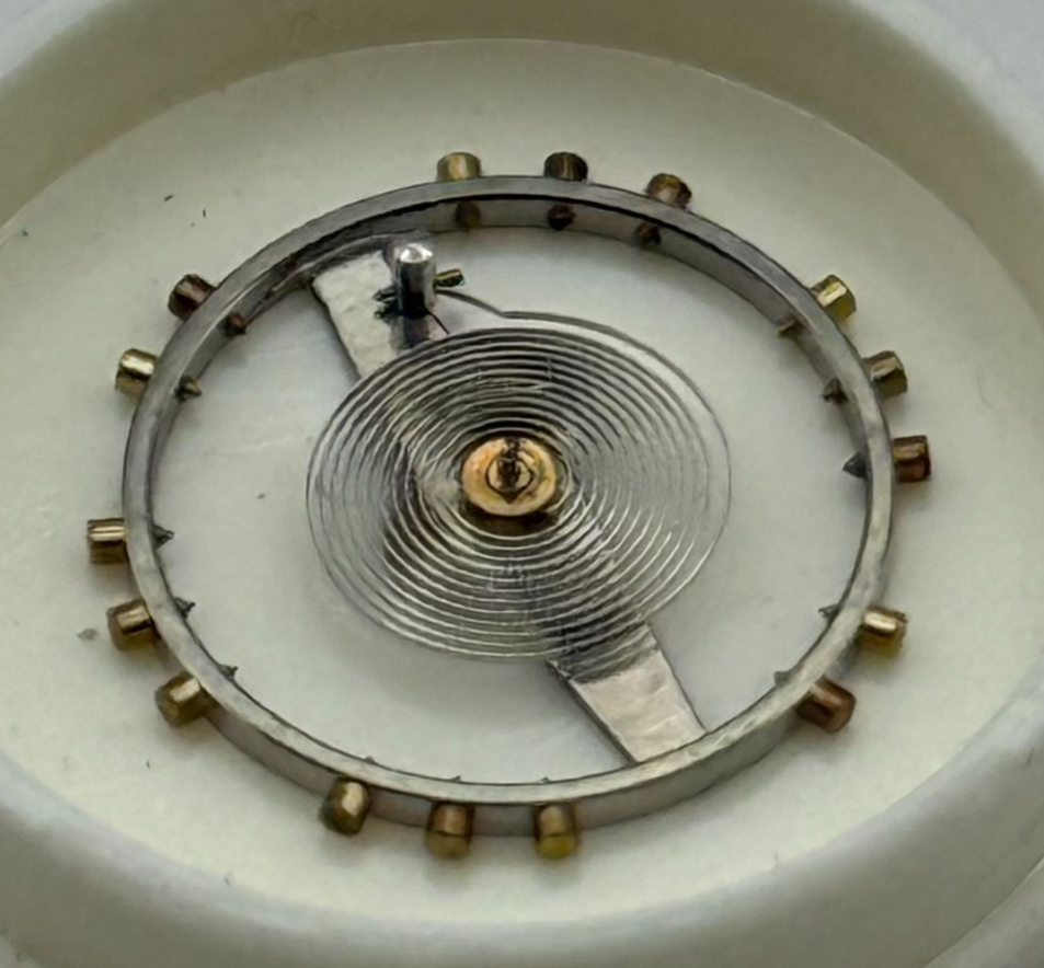 AS 1430 Balance Wheel Complete And Spring 11 1/2''' 456 M Watch Movement Parts