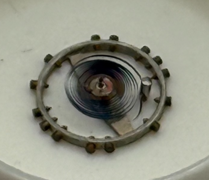 ETA 370 Balance Wheel Complete And Spring 5 1/4’’’ Watch Movement Parts 