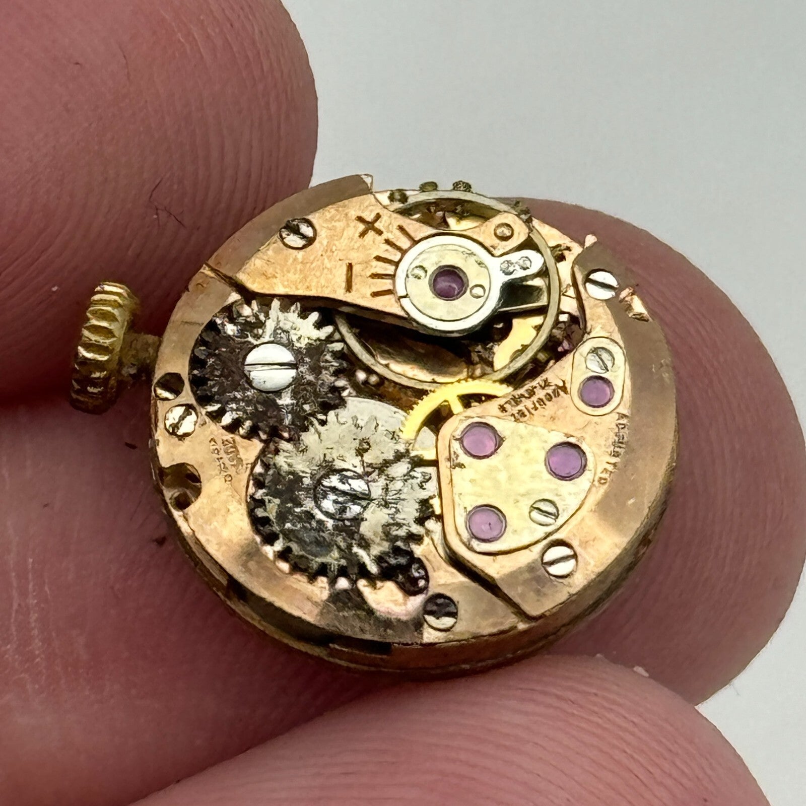 15.5mm ETA 2410 Accurist Manual Wind Ladies Watch Movement Swiss Vintage PARTS