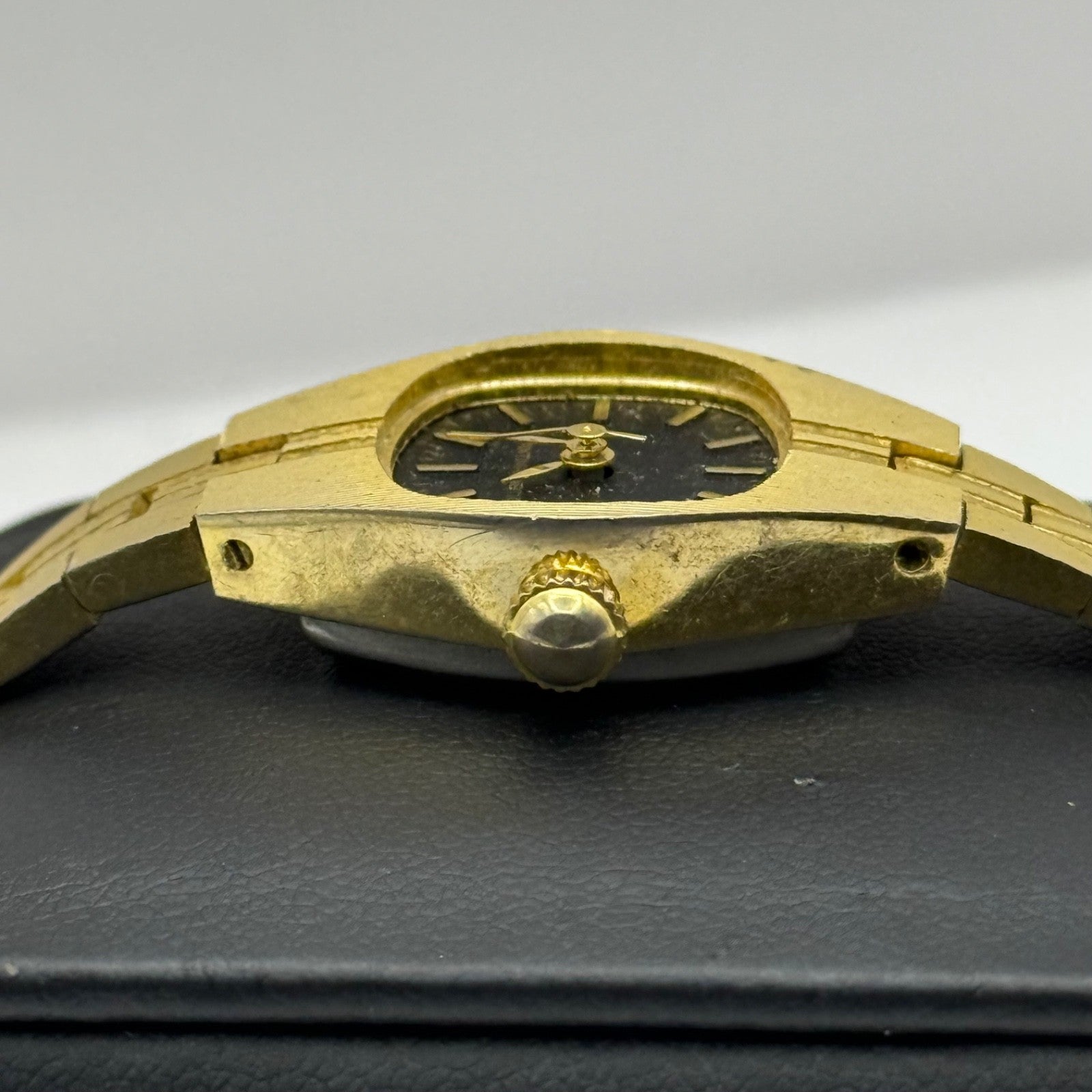 19mm Vintage Ladies Gold Plated Antimagnetic Manual Wind Watch PARTS / REPAIR