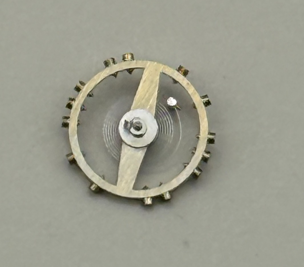 FHF 60 Balance Wheel Complete And Spring 6¾–8’’’ 200 M Watch Movement Parts NOS