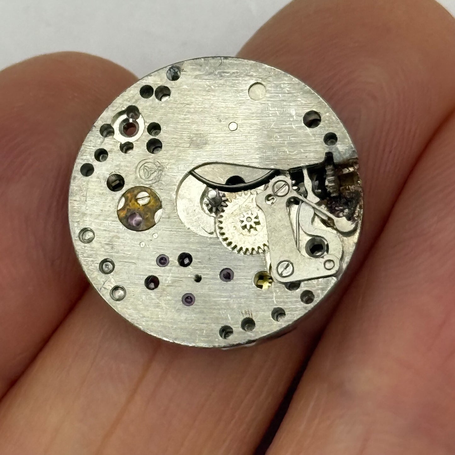 19.7mm Vintage AS 970 Swiss 17 Jewels Manual Wind Watch Movement PARTS REPAIR