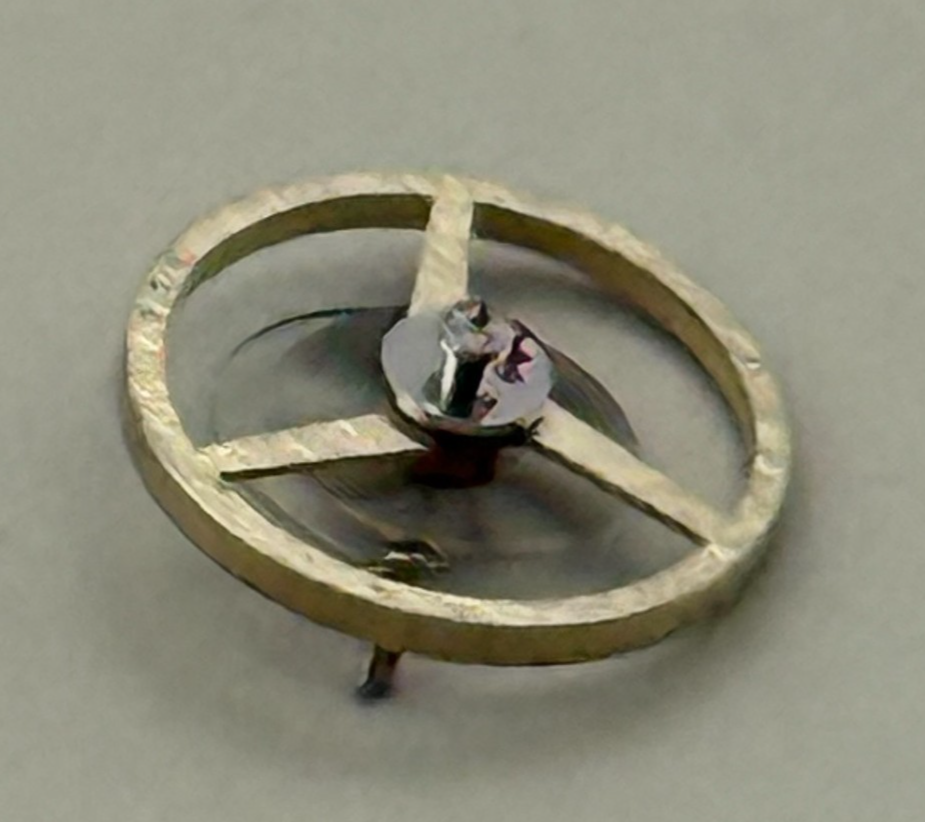 AS 1977-2 Balance Wheel Complete And Spring Inca 1831 M Watch Movement Parts NOS