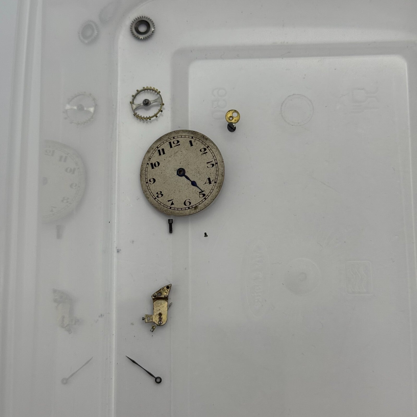 21.9mm Vintage Unidentified High Grade Trench Watch Movement Manual Wind PARTS