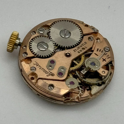 19.7mm Accurist AS A Schild 1156 Manual Wind 21 Jewel Watch Movement PARTS SPARE