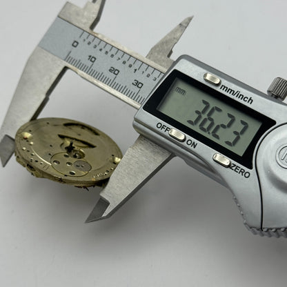 36.2mm Unidentified Antique Key Wound Pocket Watch Movement PARTS REPAIR SPARES