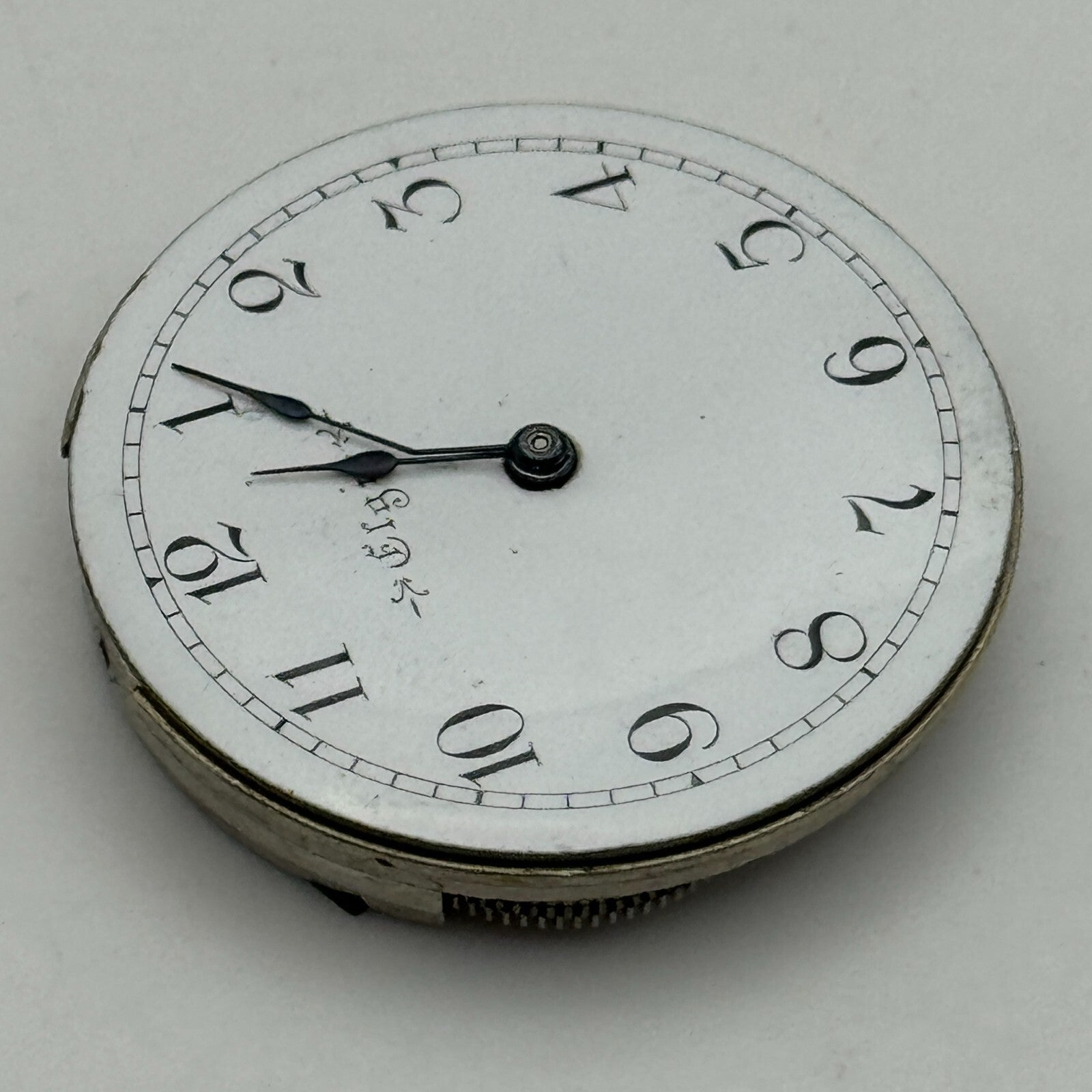 Antique 0S Elgin Grade 222 Model 1 American Pocket Watch Movement PARTS REPAIR