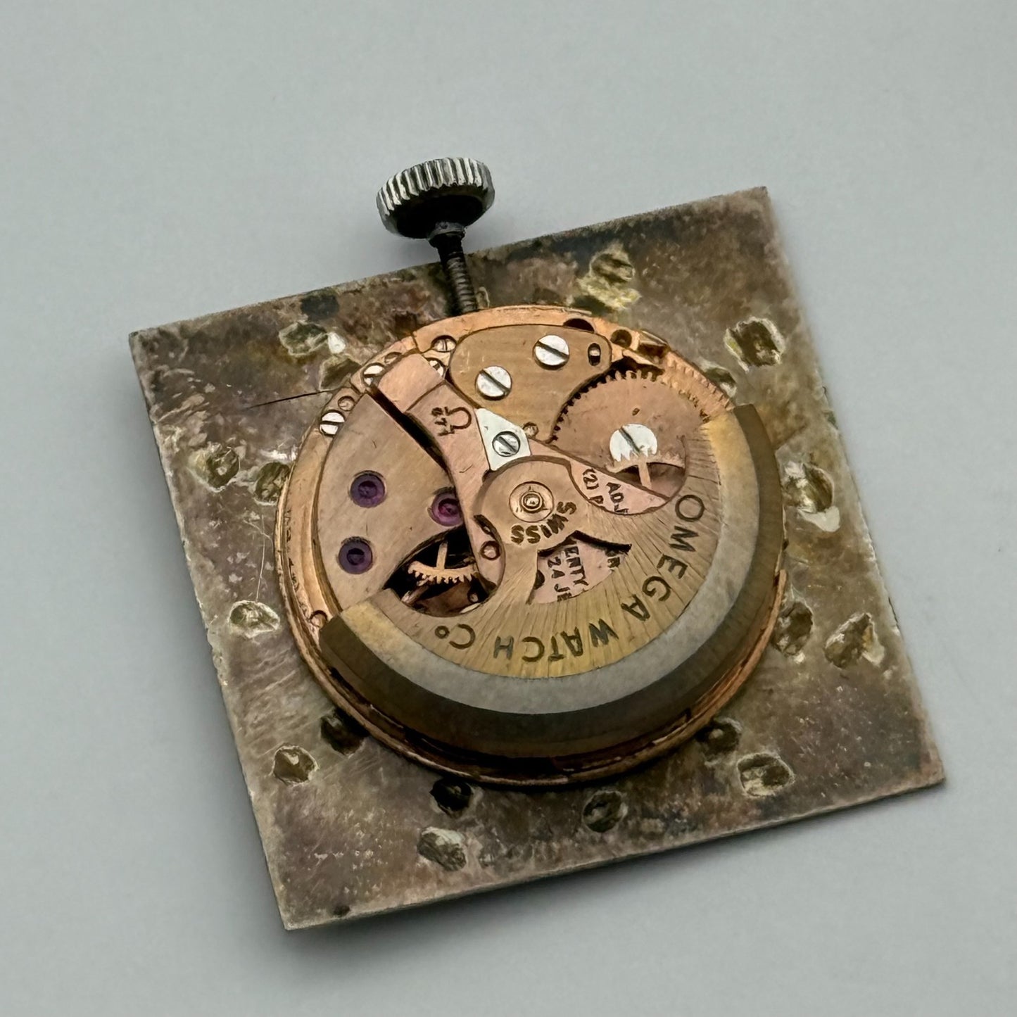 Omega 671 Automatic Watch Running Square 161.014 Vintage Swiss Parts Repair 26mm