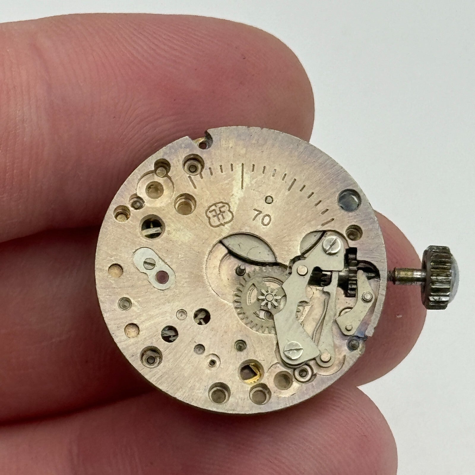 23.6mm Rone Seven 1046 FHF 70 Balance Ok Swiss Watch Movement PARTS SPARES