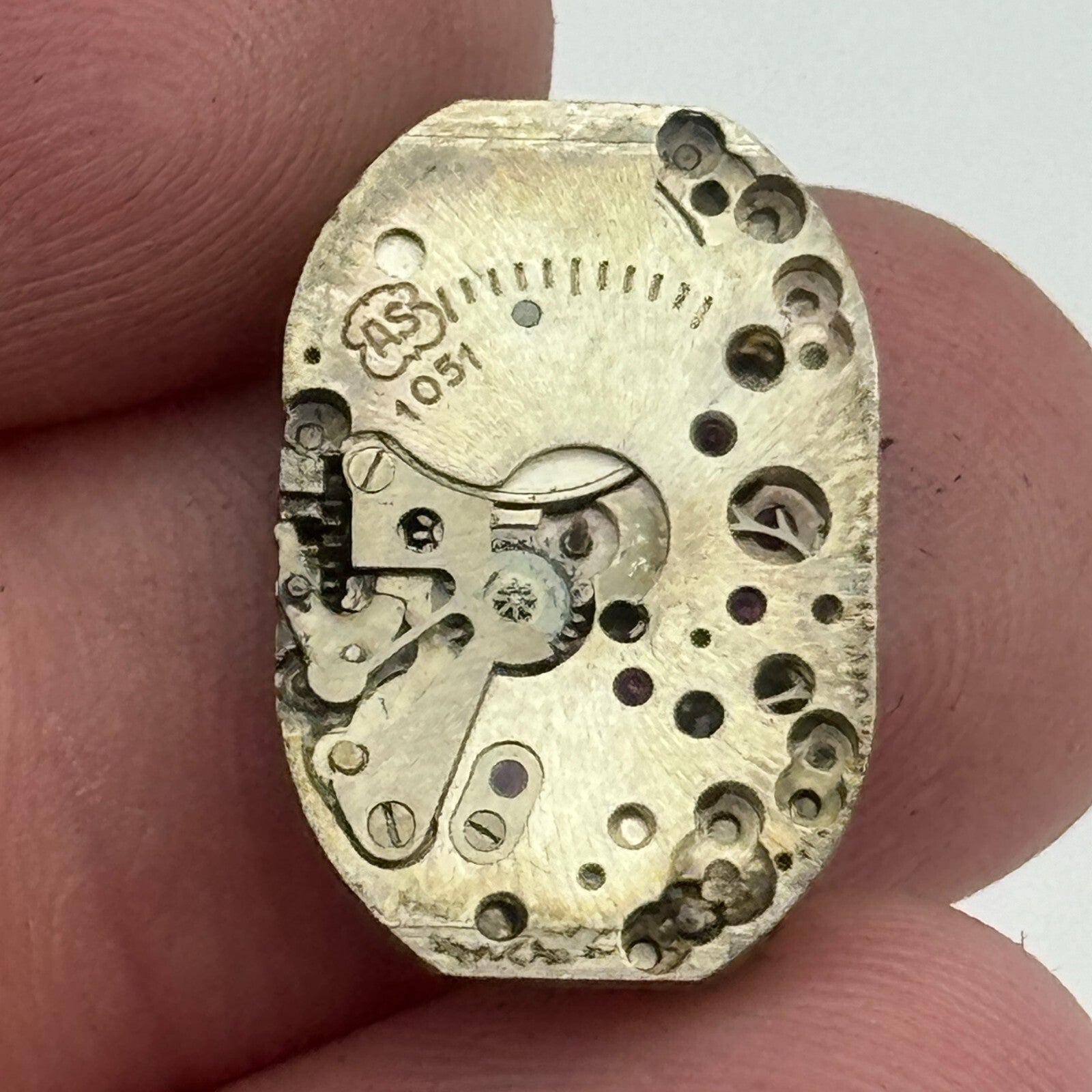 12.9mm Pioneer AS 1051 A Schild Balance Ok Swiss Watch Movement PARTS SPARES