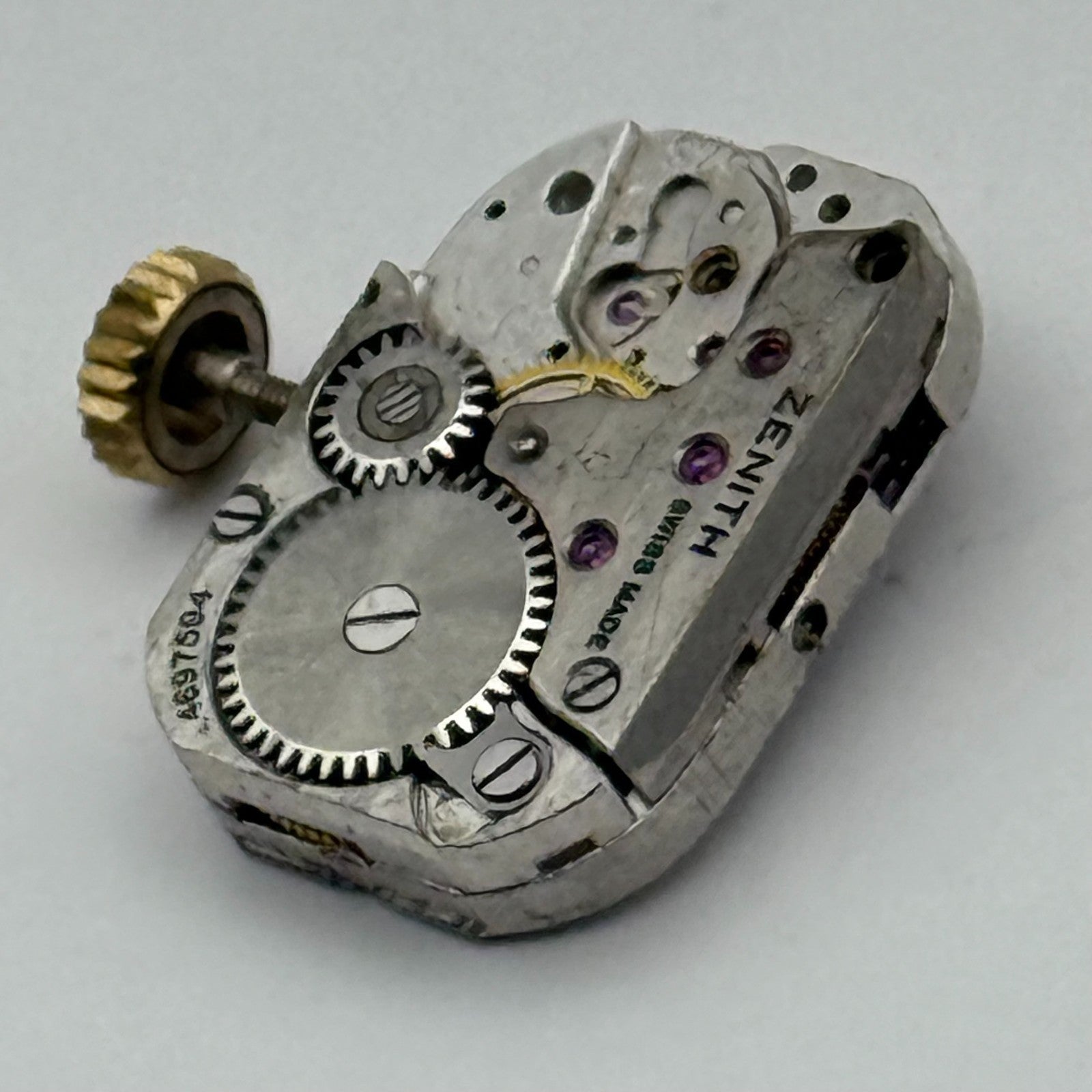 Zenith 57.8 Ladies Incomplete Watch Movement Vintage Swiss Parts Repair 11.7mm