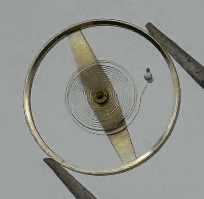 ST 96 Balance Wheel Complete And Spring 11 1/2''' 1268 M Watch Movement Parts