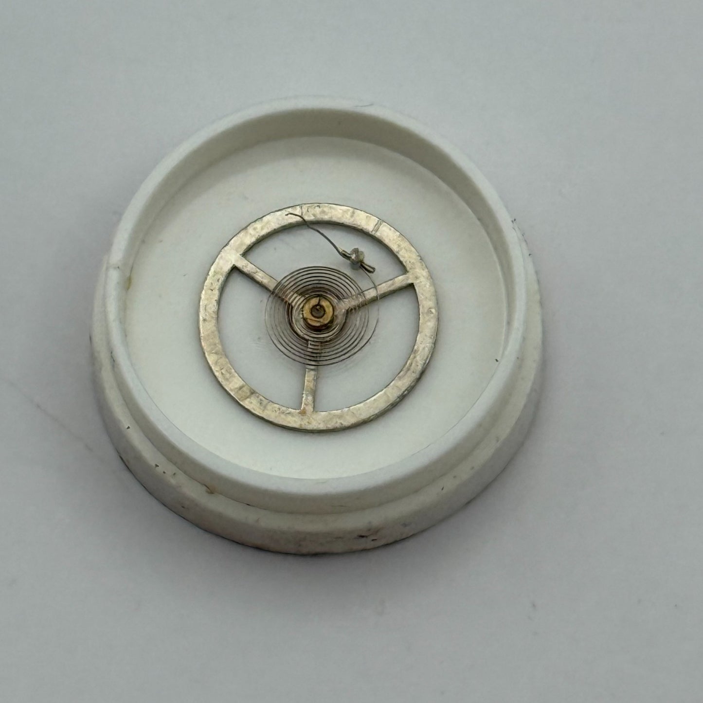 EB 1197 Balance Wheel Complete And Spring  10½’’’ 109 M Watch Movement Parts 