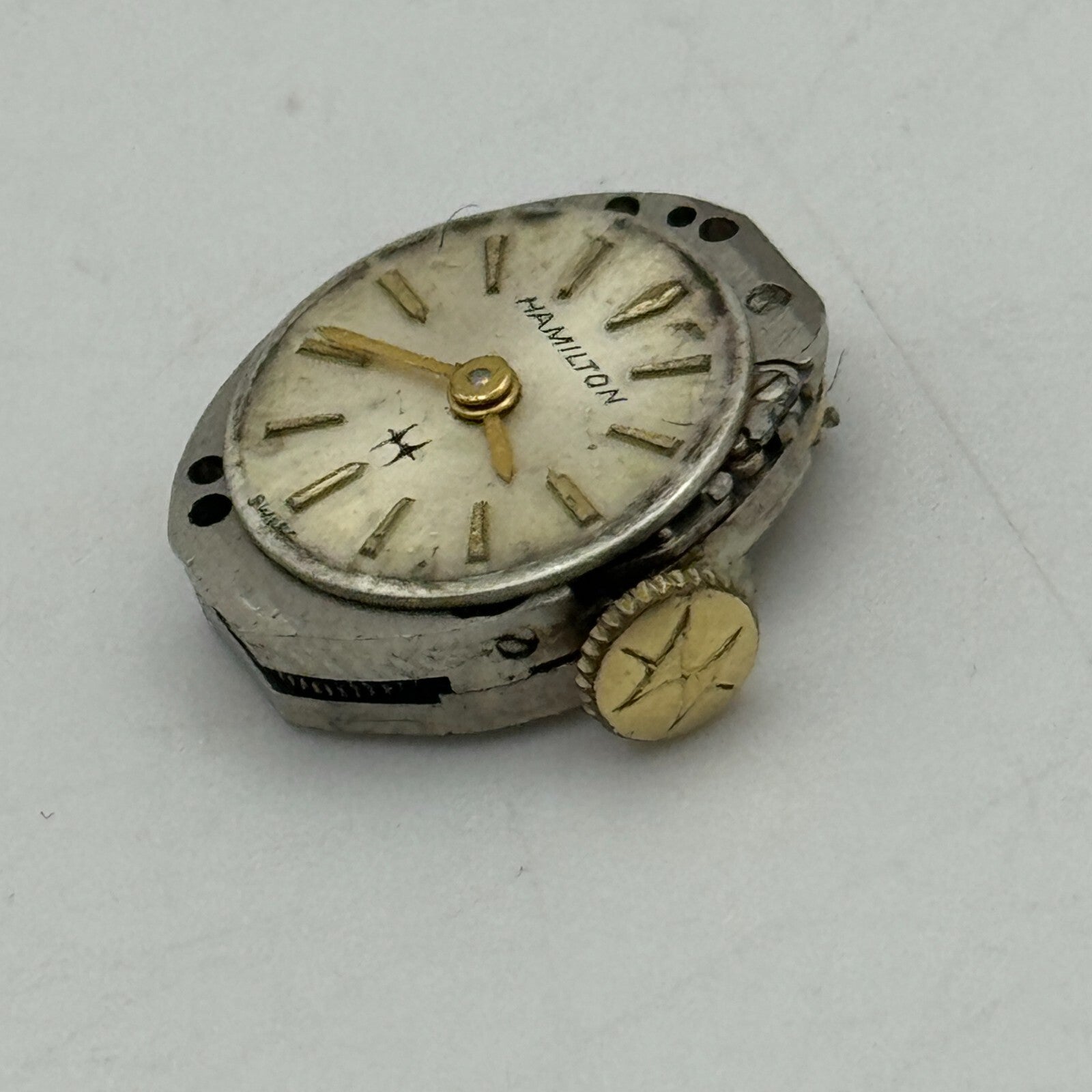 13mm Ladies Hamilton Cal 16 Swiss Manual Wind Vintage Watch Movement PARTS