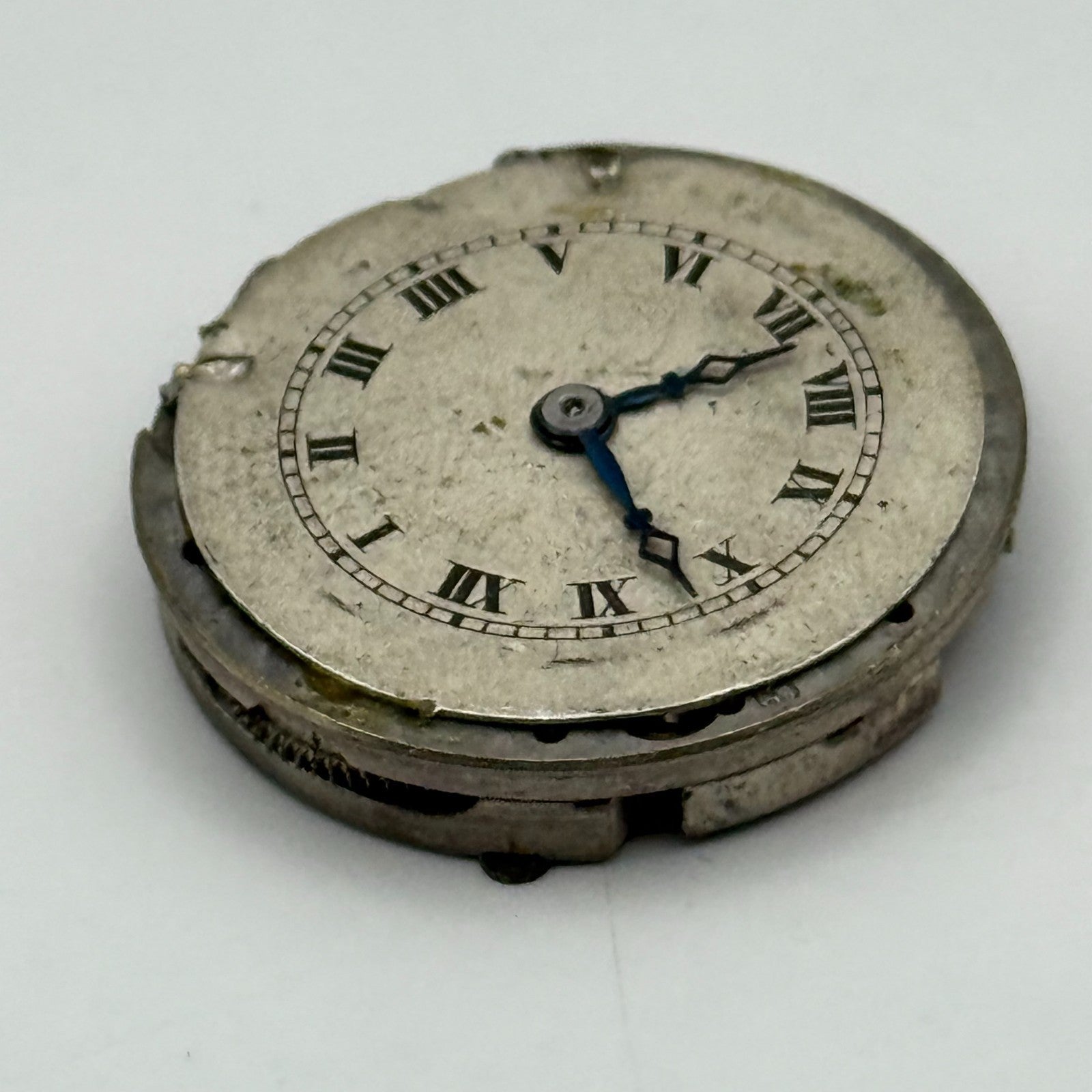 Possibly Movado Watch Movement Manual Wind Vintage Swiss Parts Repair 24.3mm