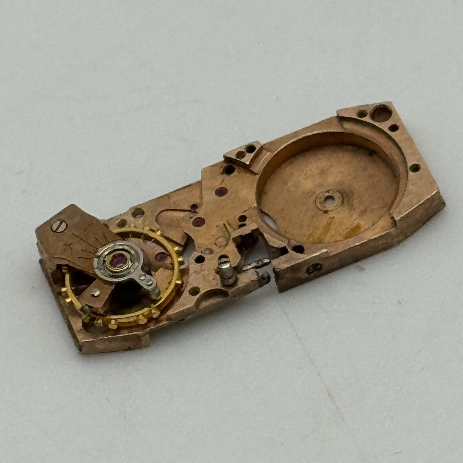 9mm Ladies Helvetia FHF 59N Balance Ok Manual Wind Partial Watch Movement PARTS