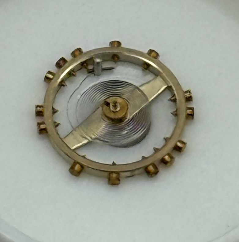 AS 976 1012 Balance Wheel Complete And Spring Inca 532 M Watch Movement Parts