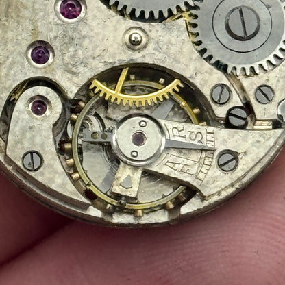 24.8mm Swiss Roman Numerals Trench Watch Movement Dial Manual Wind PARTS SPARES