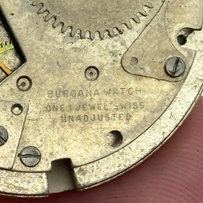 31.1mm Men's Burgana Binatone D 320 Manual Wind Swiss Watch Movement PARTS SPARE