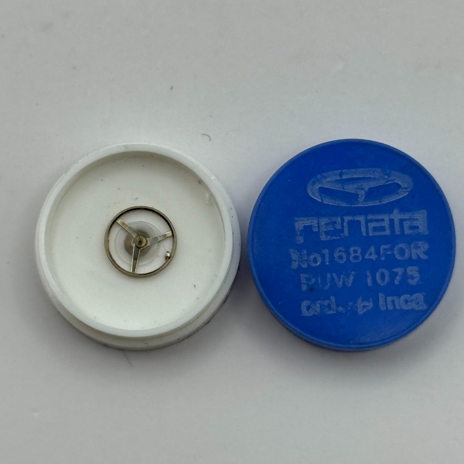 PUW 1075 Balance Wheel Complete And Spring 1684 Watch Movement Parts NOS