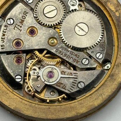 AS 1200 Watch Movement Timor Manual Wind Vintage Swiss Parts Repair 30.4mm