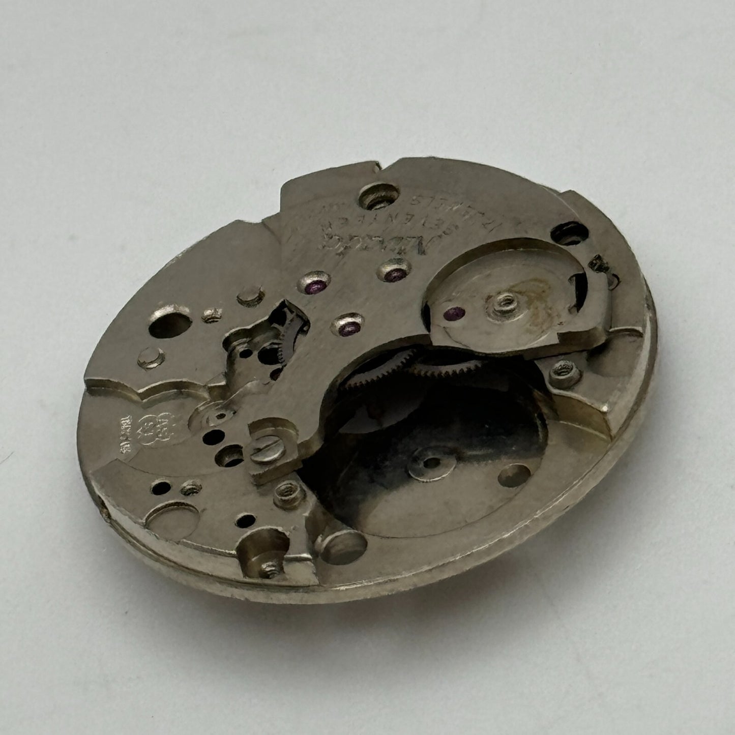 25.9mm Nivada AS ST 1802/03 Partial Manual Wind Swiss Watch Movement PARTS SPARE
