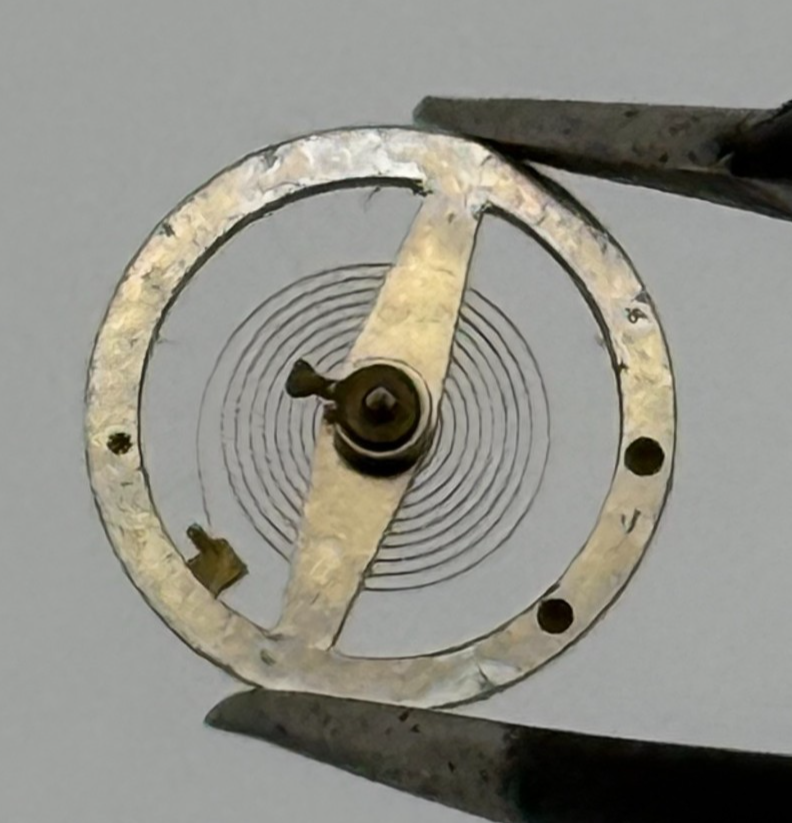 OC RZ Balance Wheel Complete And Spring 10½’’’ a dgt. 1534 Watch Movement Parts 