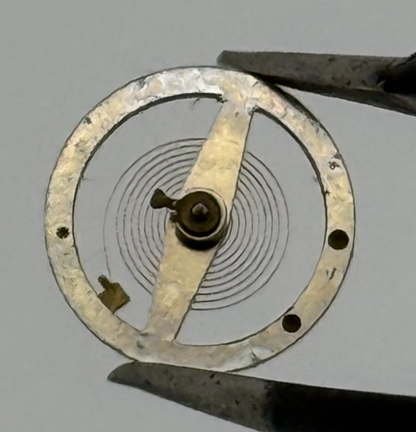 OC RZ Balance Wheel Complete And Spring 10½’’’ a dgt. 1534 Watch Movement Parts 