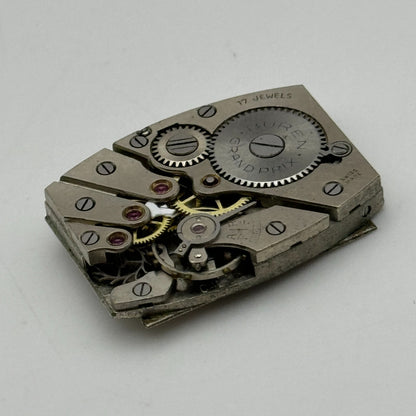 20mm Buren Grand Prix Cal 14 Tank Tonneau Manual Wind Swiss Watch Movement PARTS
