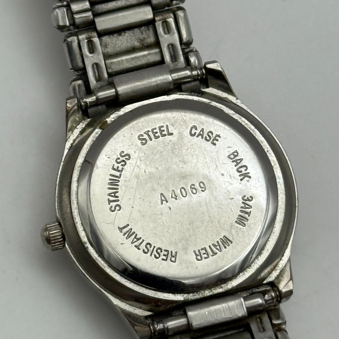 25mm Working Ladies Britania 30m Silver Tone Roman Numeral Quartz Watch 6 Inches