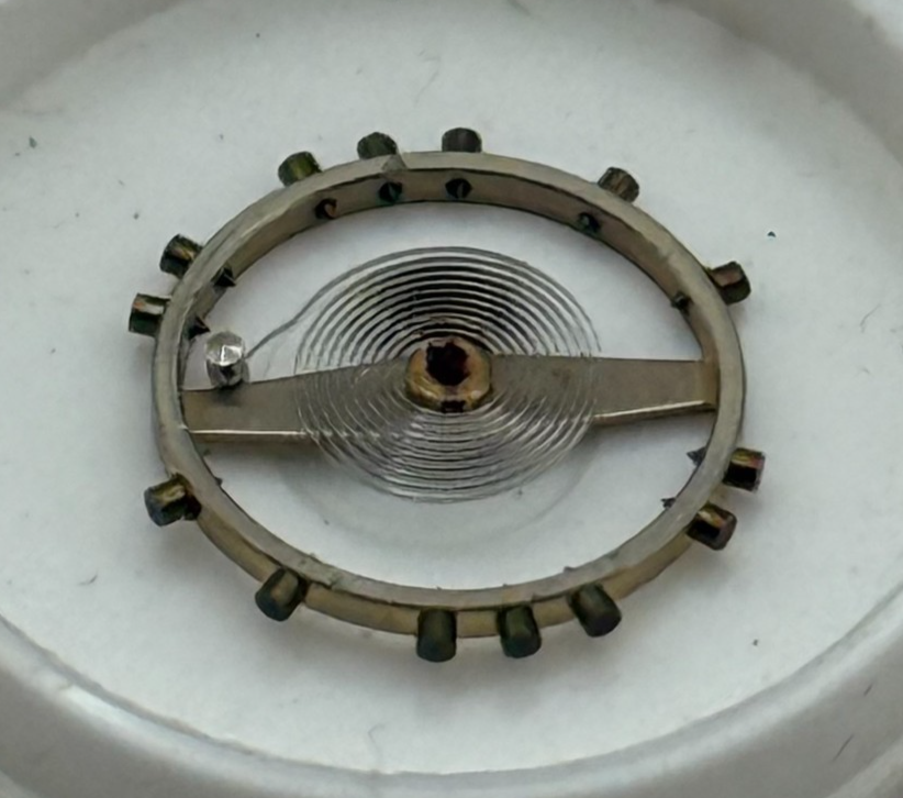 AS 984 Balance Wheel Complete And Spring Inca Renata 31 Watch Movement Parts