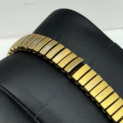 23mm Working Vintage Ladies Timex Indiglo Gold Plated Quartz Watch New Battery