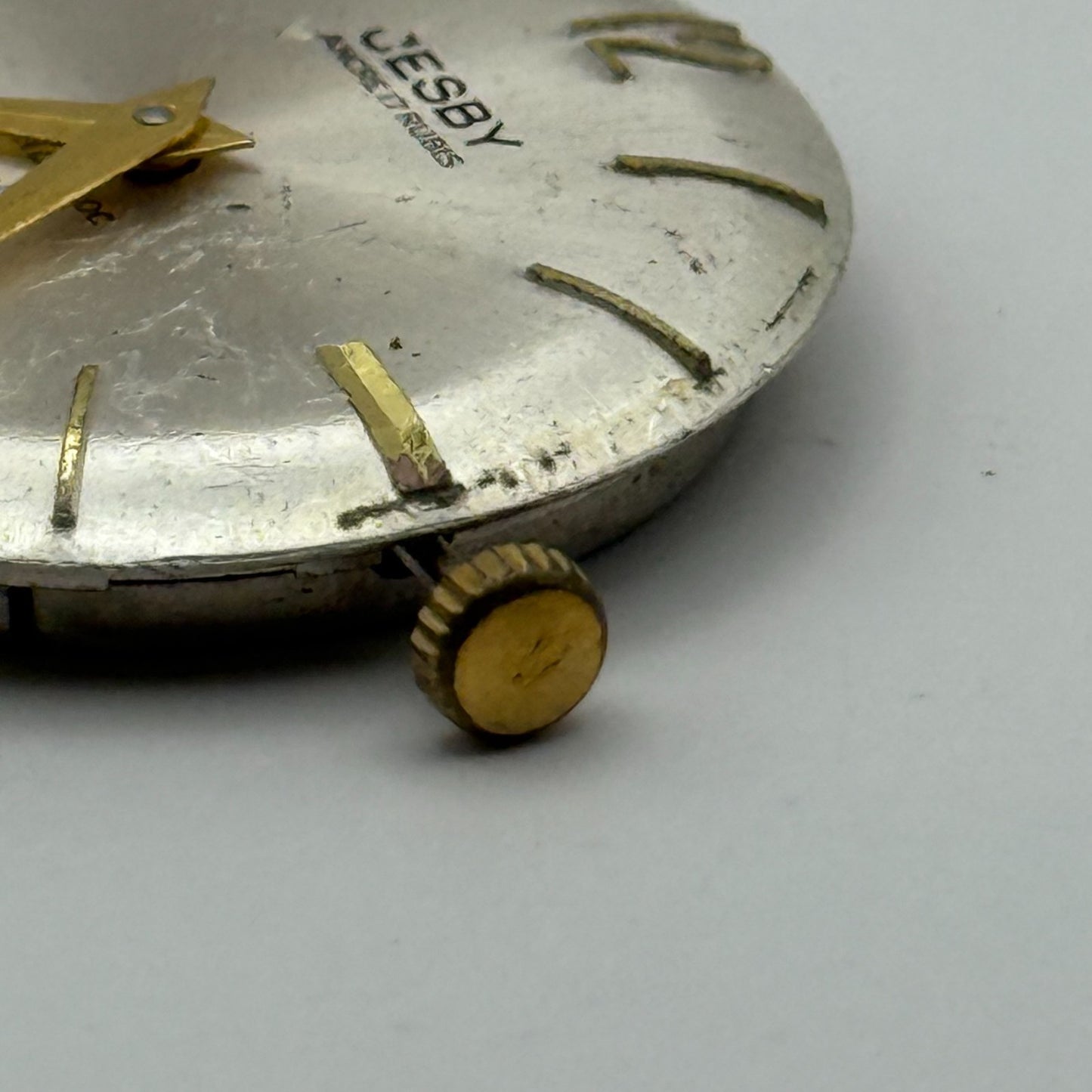OM 116 Watch Movement Jesby Running Manual Wind Vintage Parts 25.8mm