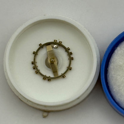Balance Wheel Complete And Spring 8 3/4''' Lever Renata Watch Movement Parts 