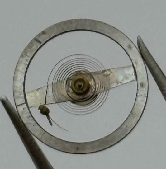 Brac 107 Balance Wheel Complete And Spring 10 1/2’’’ 705 Watch Movement Parts