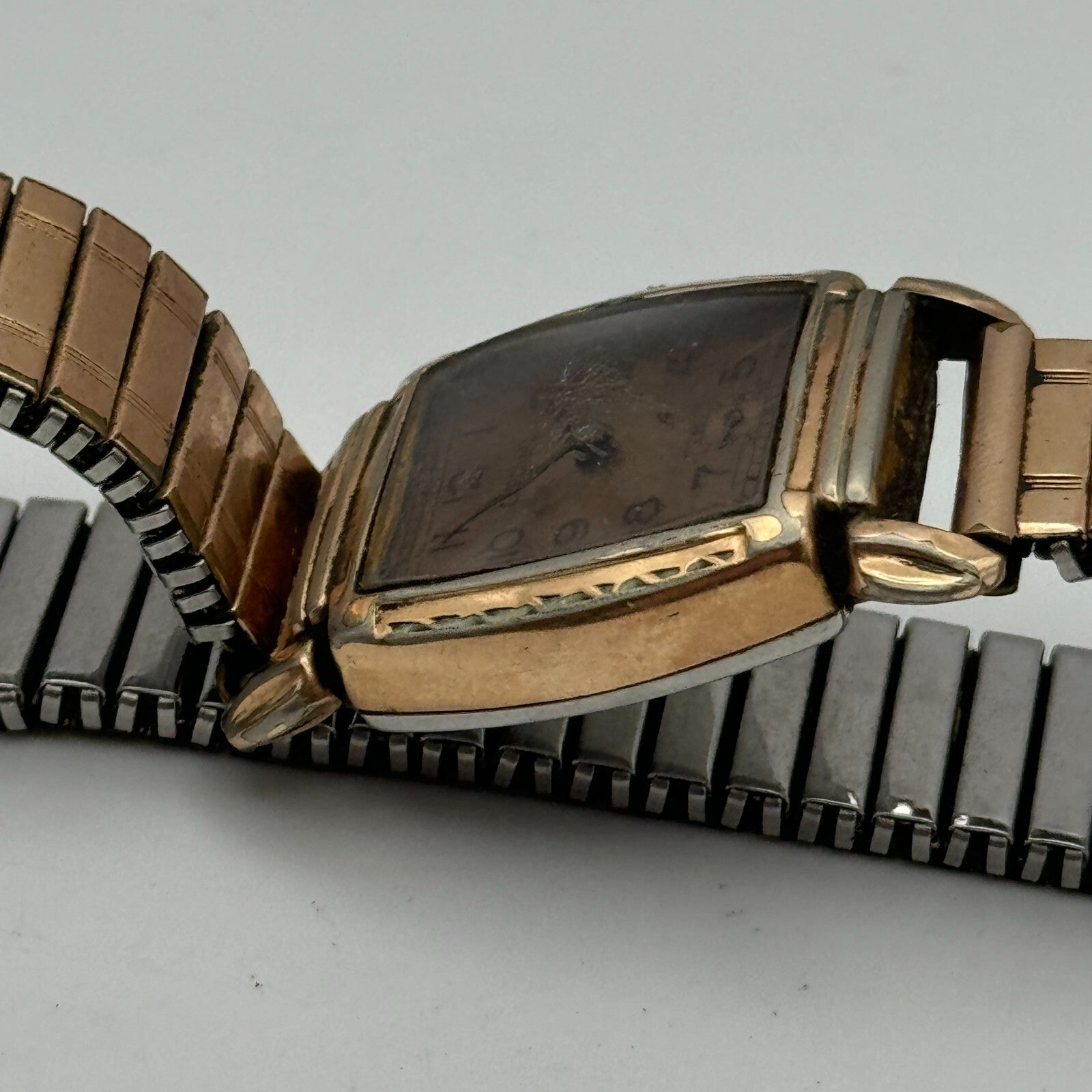 26mm Vintage Cardinal Swiss 15 Jewels Rolled Gold Manual Wind Watch PARTS REPAIR