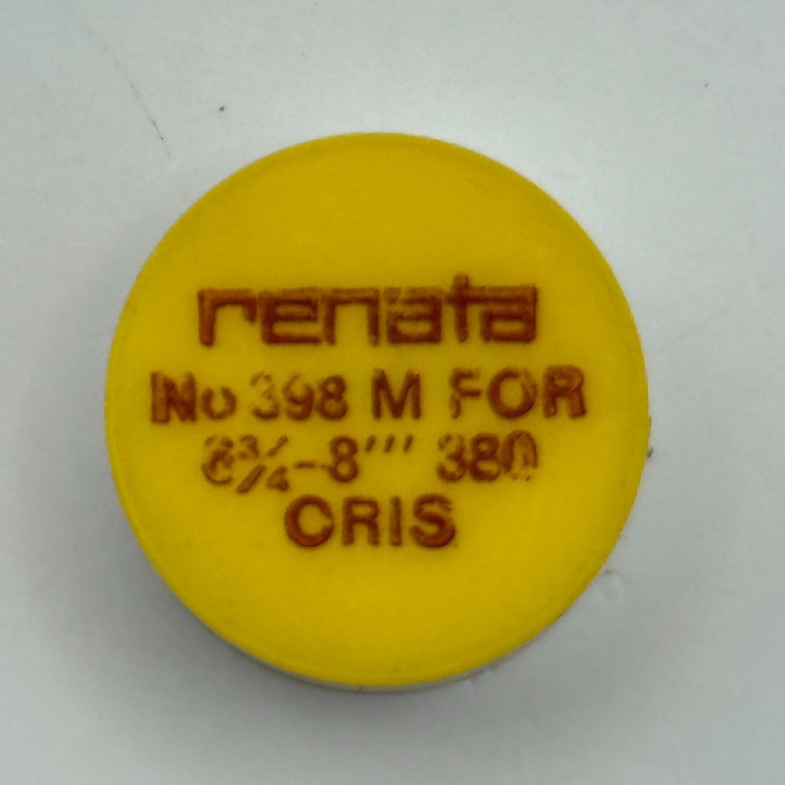 Oris 380 Balance Wheel Complete And Spring 6¾-8’’’ 398 M Watch Movement Parts 