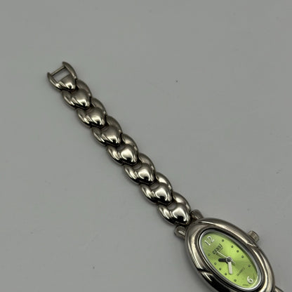 Censi Collection Tiempo Ladies Quartz Watch Silver Tone Chain-Link Working 18mm