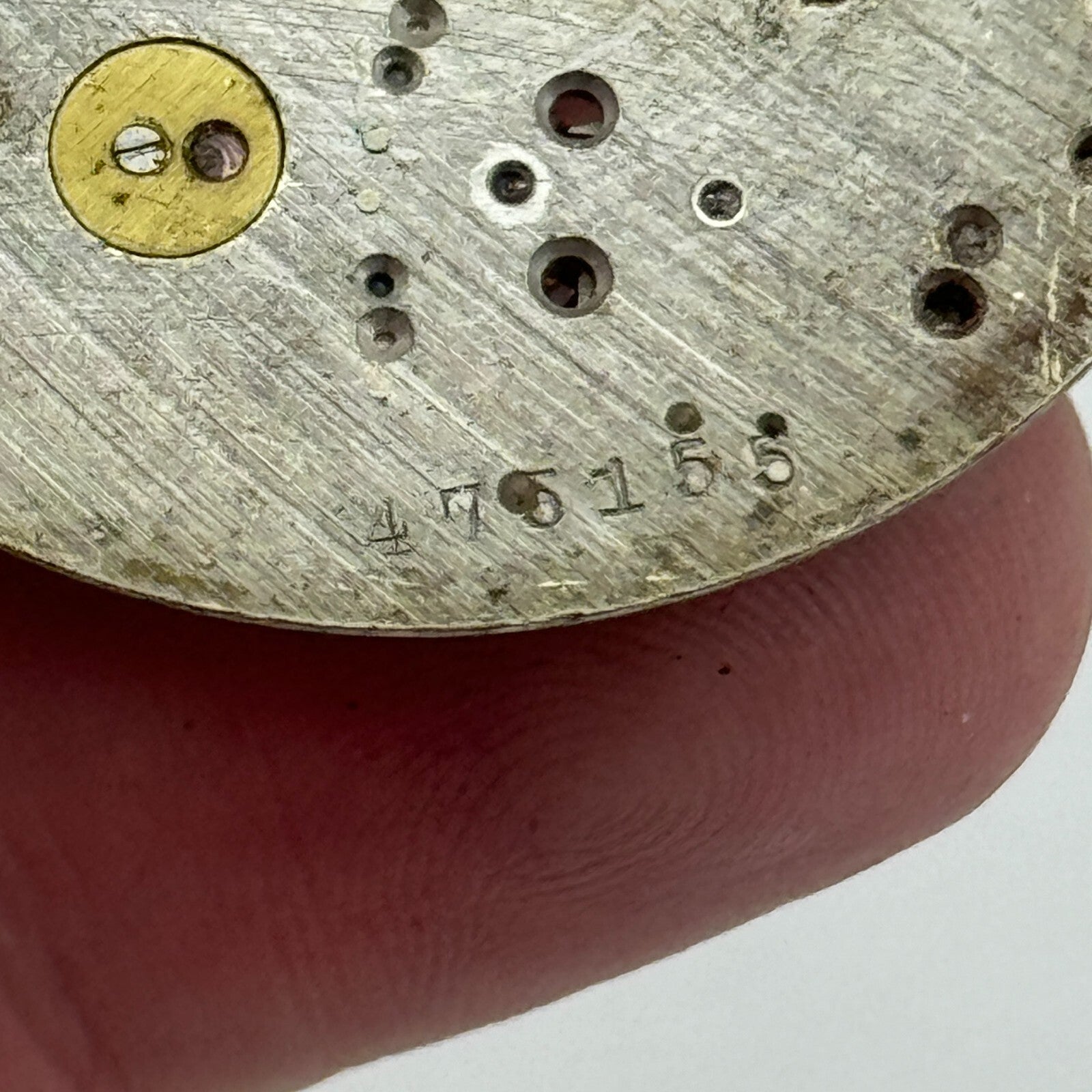 43mm Unidentified 15 Jewels Swiss Vintage Pocket Watch Movement PARTS SPARES