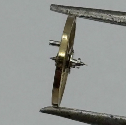 FEF 6620 Balance Wheel Complete And Spring 5 1/2''' 1450 M Watch Movement Parts 