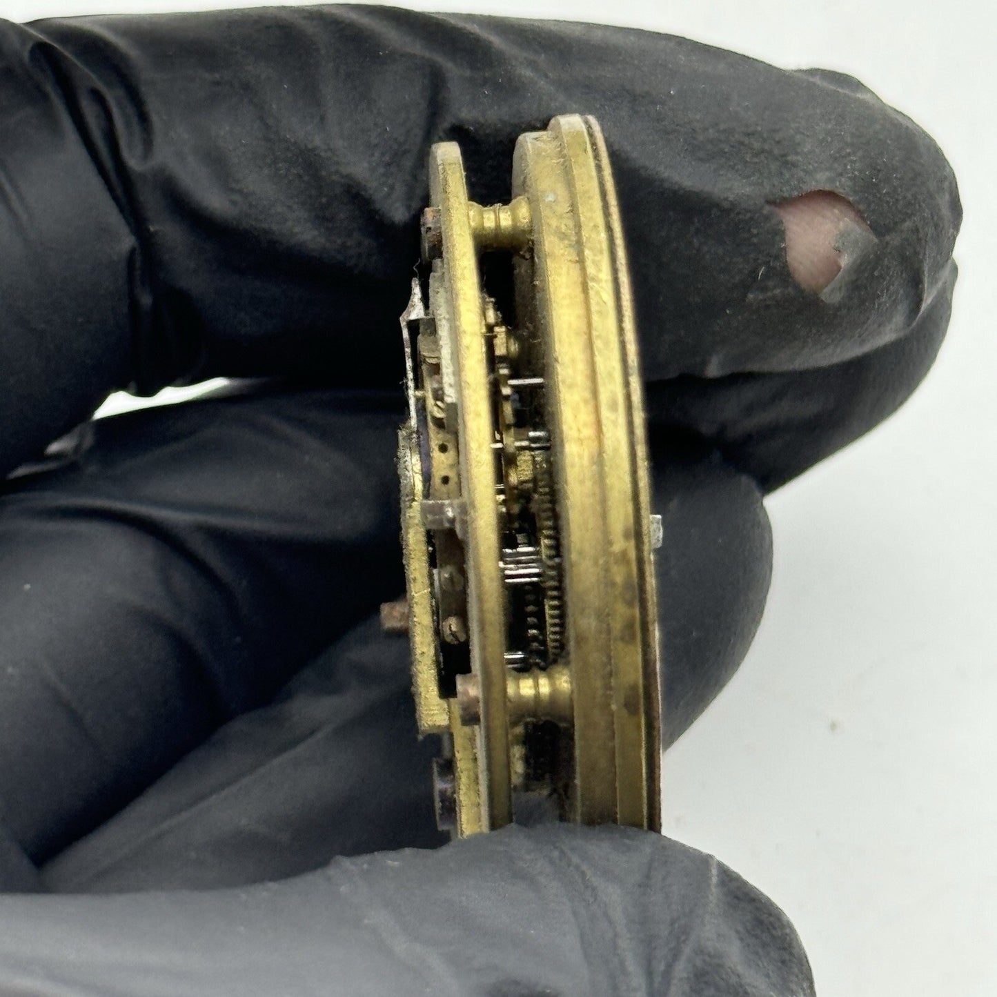 42.8mm Lancashire Watch Co Prescott Trademarked Pocket Watch Movement FOR PARTS