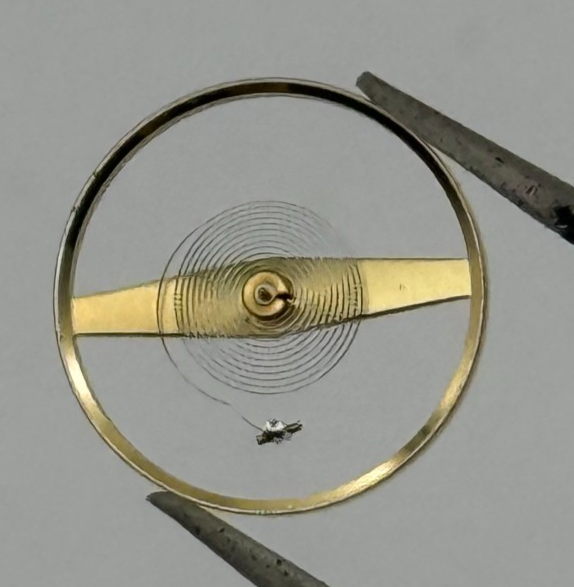 ST 96 Balance Wheel Complete And Spring Ord+Inca 1268 M Watch Movement Parts NOS