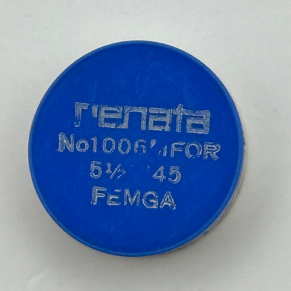 Femga 45 Balance Wheel Complete And Spring 5 1/2''' 1006 M Watch Movement Parts 