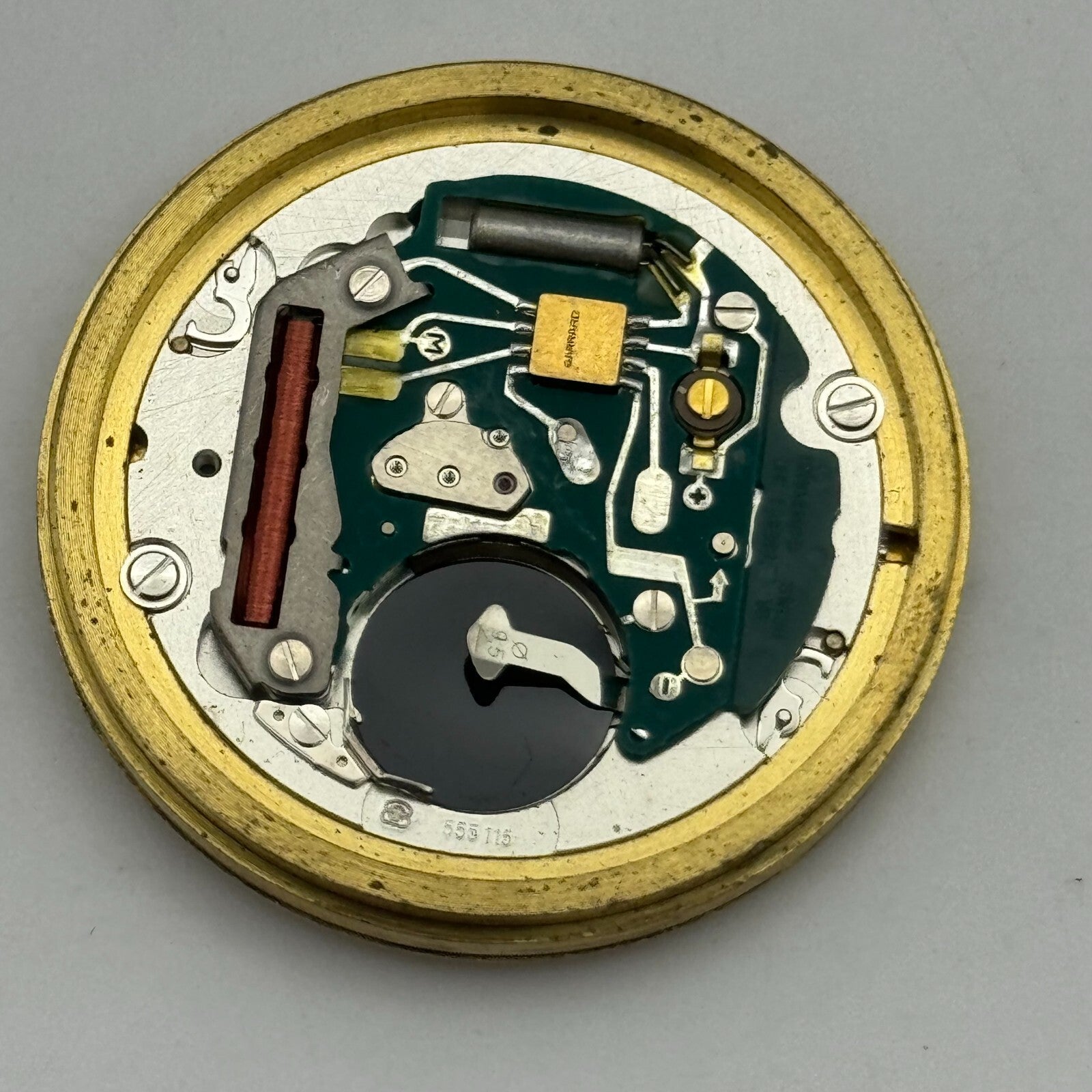 31.5mm Men’s Garrard ETA 555.115 Quartz Watch Movement Vintage UNTESTED PARTS