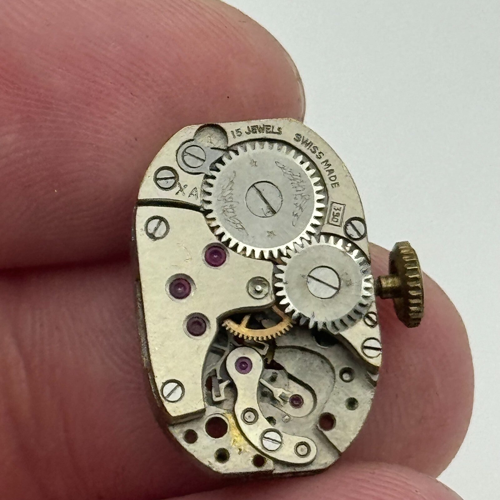 12.7mm Ladies Peseux P 120 Manual Wind 15 Jewels Watch Movement Swiss PARTS