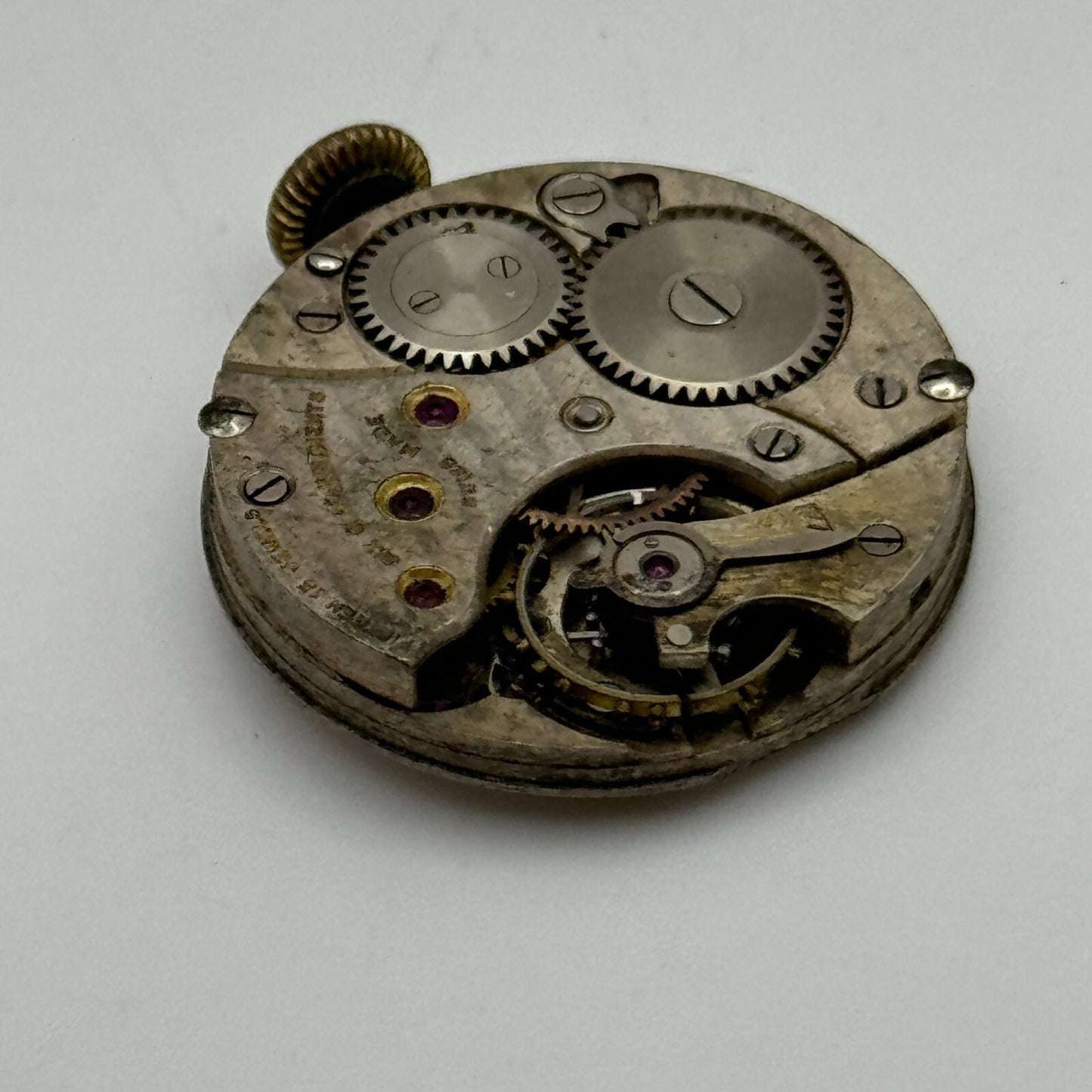23.6mm Possibly Movado 15 Jewels 4 Adjustments Manual Wind Swiss Watch Movement
