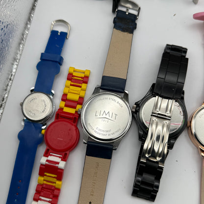 Bundle Of 15 Quartz Watches Job Lot Modern / Vintage Untested Parts / Repair